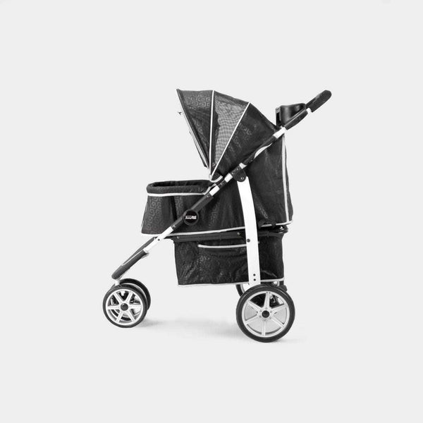 InnoPet Monaco Dog Pram With Free Rain Cover-Dog Stroller-InnoPet- Silver Circle Pets