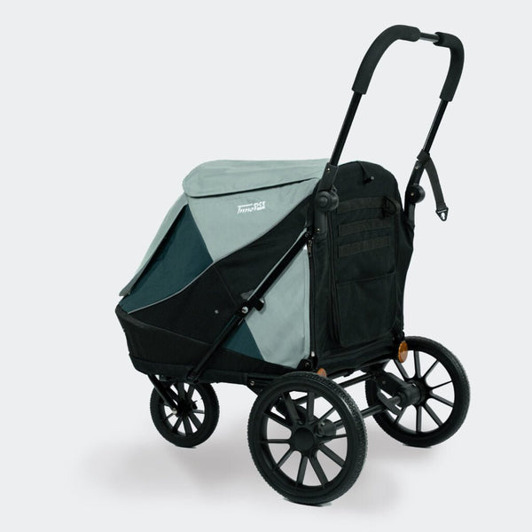 InnoPet Noah Dog Stroller, Bike Trailer & Travel Crate-Pet Strollers-Innopet- Silver Circle Pets
