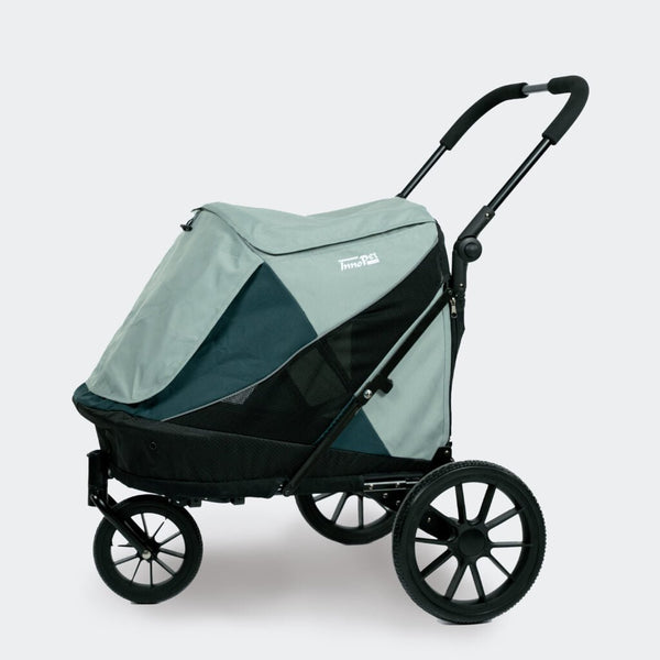 InnoPet Noah Dog Stroller, Bike Trailer & Travel Crate-Pet Strollers-Innopet- Silver Circle Pets