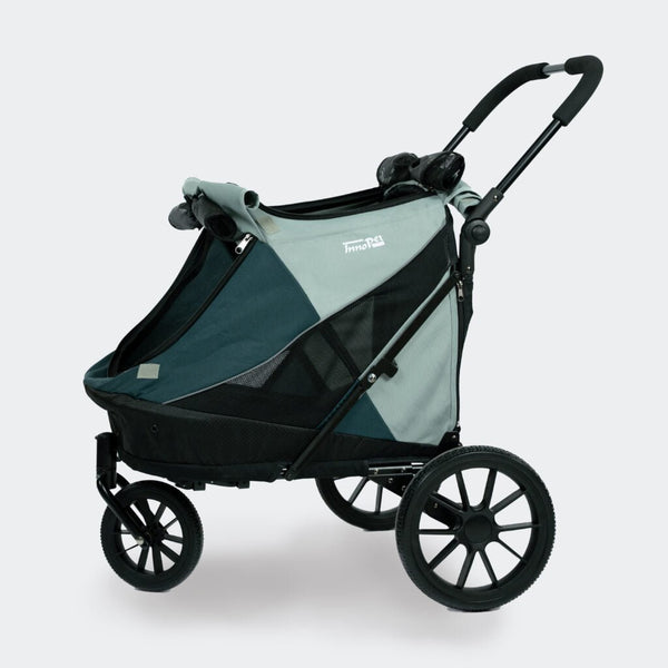 InnoPet Noah Dog Stroller, Bike Trailer & Travel Crate-Pet Strollers-Innopet- Silver Circle Pets