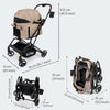 InnoPet Nomad 3-in-1 Pet Stroller Travel System-Pet Strollers-InnoPet- Silver Circle Pets
