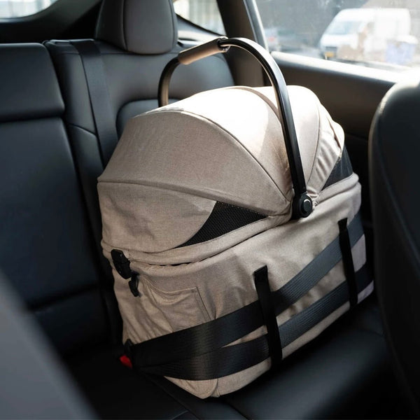 InnoPet Nomad 3-in-1 Pet Stroller Travel System-Pet Strollers-InnoPet- Silver Circle Pets