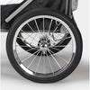Innopet Sporty Deluxe Dog Trailer Rear Wheel-Pet Stroller Replacement Part-Innopet- Silver Circle Pets
