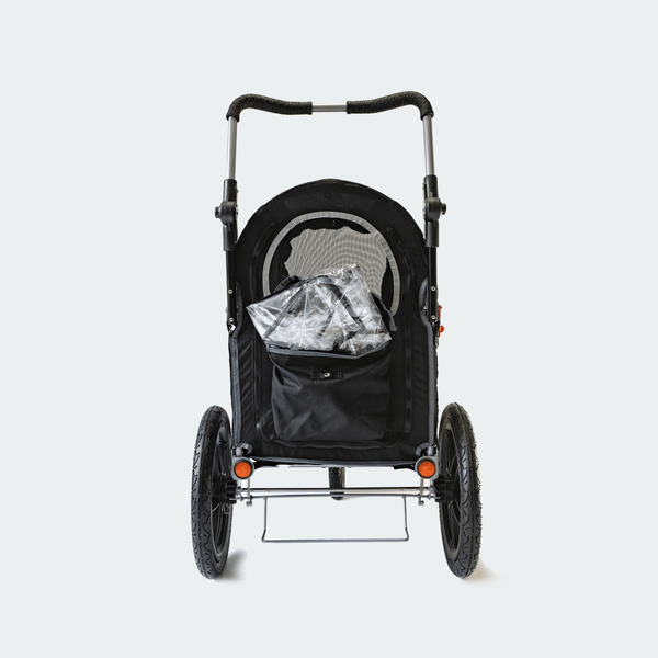 InnoPet Sporty EVR Dog Stroller & Bike Trailer | Free Rain Cover + Tow Bar-Pet Strollers-Innopet- Silver Circle Pets