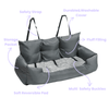 Julibee Vibrant Waterproof Large Dog Car Seat-Dog Car Seat-Julibees- Silver Circle Pets