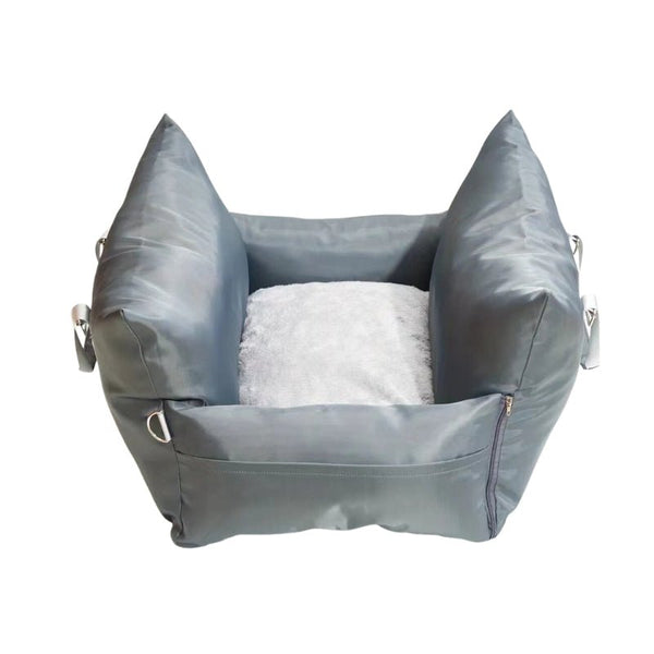 Julibee Vibrant Waterproof Large Dog Car Seat-Dog Car Seat-Julibees- Silver Circle Pets