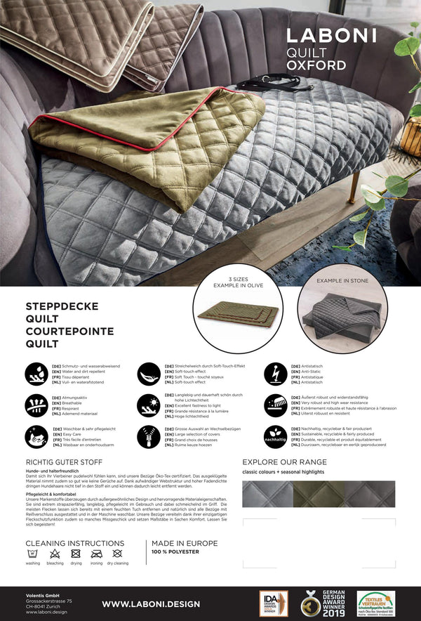 Laboni Multifunctional Outdoor and Travel Dog Blanket Oxford-Dog Blanket-Laboni- Silver Circle Pets