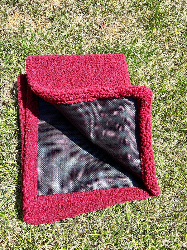 Laboni Multifunctional Outdoor and Travel Dog Blanket Teddy-Dog Blanket-Laboni- Silver Circle Pets