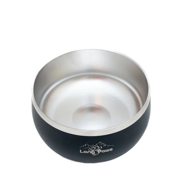 Long Paws - Lunar Bowl Set-Pet Bowls, Feeders & Waterers-Long Paws- Silver Circle Pets
