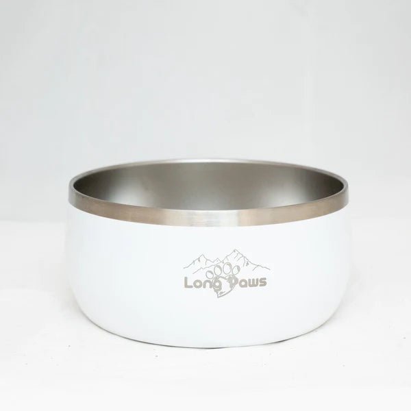 Long Paws - Lunar Bowl Set-Pet Bowls, Feeders & Waterers-Long Paws- Silver Circle Pets