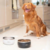 Long Paws - Lunar Bowl Set-Pet Bowls, Feeders & Waterers-Long Paws- Silver Circle Pets