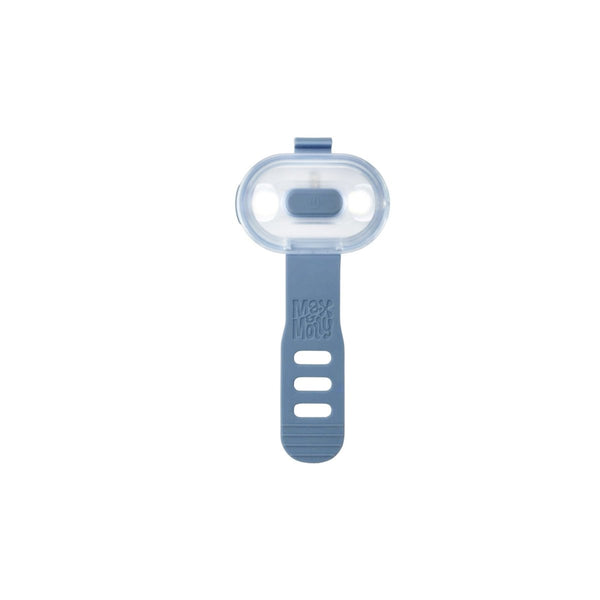 Max & Molly Matrix 2.0 Ultra LED Dog Collar Safety Light | USB-C Rechargeable-Pet Accessories-Max & Molly- Silver Circle Pets