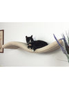 Cat's Atelier Metal Base Cat Wall Shelf WAVE | 75 cm Symmetrical Right