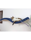 Cat's Atelier Metal Base Cat Wall Shelf WAVE | 75 cm Symmetrical Right