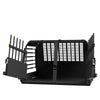 MIMsafe VarioCage Double X-Large | 4th Gen Adjustable Dog Car Crate | Crash Tested-Dog Crate-MIMsafe- Silver Circle Pets