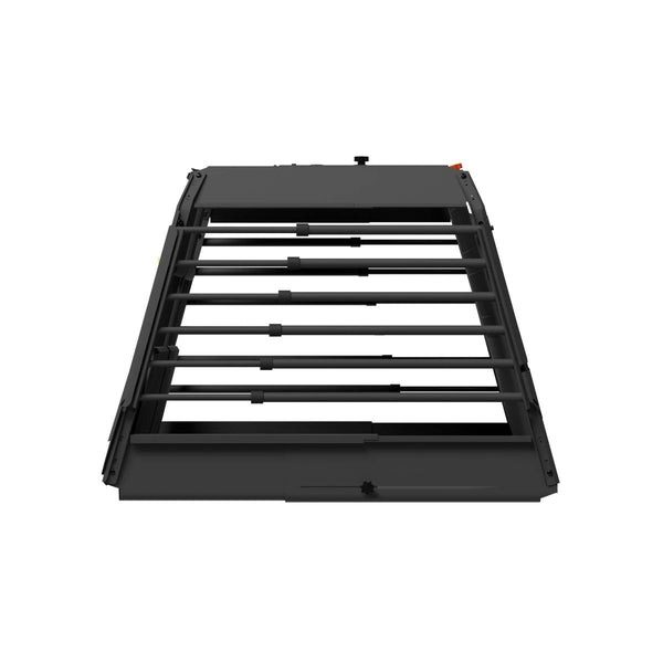 MIMsafe VarioCage Double X-Large | 4th Gen Adjustable Dog Car Crate | Crash Tested-Dog Crate-MIMsafe- Silver Circle Pets