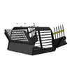 MIMsafe VarioCage Double X-Large | 4th Gen Adjustable Dog Car Crate | Crash Tested-Dog Crate-MIMsafe- Silver Circle Pets
