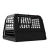 MIMsafe VarioCage Double XX-Large | 4th Gen Adjustable Dog Car Crate | Crash Tested-Dog Crate-MIMsafe- Silver Circle Pets