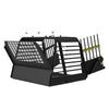 MIMsafe VarioCage Double XX-Large | 4th Gen Adjustable Dog Car Crate | Crash Tested-Dog Crate-MIMsafe- Silver Circle Pets