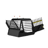 MIMsafe VarioCage Single X-Large | 4th Gen Adjustable Dog Car Crate | Crash Tested-Dog Crate-MIMSafe- Silver Circle Pets