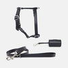Neula Courage Vegan Leather Dog Harness Walk Set-Harness & Leash Set-Neula- Silver Circle Pets