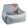 Oh Charlie Dog Car Seat Bed Finessa-Dog Car Seat-Oh Charlie- Silver Circle Pets