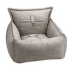 Oh Charlie Dog Car Seat Bed Florence-Dog Car Seat-Oh Charlie- Silver Circle Pets
