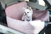 Oh Charlie Dog Car Seat Bed Glamour-Dog Car Seat-Oh Charlie- Silver Circle Pets