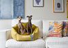 Oh Charlie Round Dog Bed Glamour-Dog Bed-Oh Charlie- Silver Circle Pets
