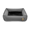 Oh Charlie Square Dog Bed Royal-Dog Bed-Oh Charlie- Silver Circle Pets