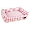 Oh Charlie Striped Pet Bed Janelle-Cat Bed-Oh Charlie- Silver Circle Pets