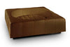 Pet Interiors Cube Faux Leather Dog Bed-Dog Bed-Pet Interiors- Silver Circle Pets