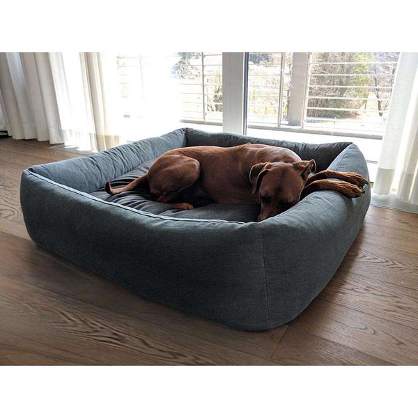 Pet Interiors Fabric Dog Bed BOOX-Dog Bed-Pet Interiors- Silver Circle Pets