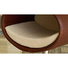 Pet Interiors Rondo Leatherette Cat Bed Stand-Cat Bed-Pet Interiors- Silver Circle Pets