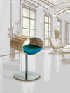 Pet Interiors Rondo Wicker Cat Bed Stand-Cat Bed-Pet Interiors- Silver Circle Pets