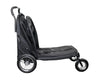 Petique Apollo Elite Pet Stroller & Trailer | Integrated Ramp-Pet Strollers-Petique- Silver Circle Pets