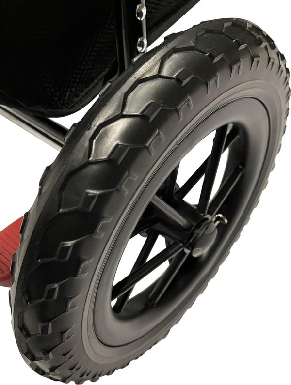 Petique Chinook Pet Stroller incl. Free Rain Cover-Pet Strollers-Petique- Silver Circle Pets