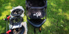 Petique Chinook Pet Stroller incl. Free Rain Cover-Pet Strollers-Petique- Silver Circle Pets
