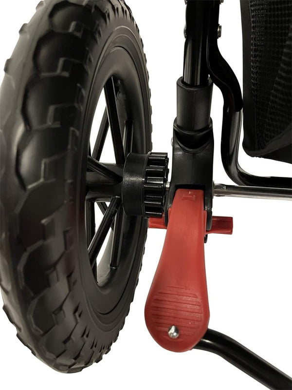 Petique Chinook Pet Stroller incl. Free Rain Cover-Pet Strollers-Petique- Silver Circle Pets