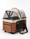 Petique Dynamic 4-in-1 Pet Stroller Travel System-Pet Strollers-Petique- Silver Circle Pets