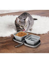 Petique Portabowl-Pet Strollers Accessories-Petique- Silver Circle Pets