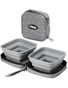 Petique Portabowl-Pet Strollers Accessories-Petique- Silver Circle Pets