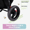 Petique Revolutionary Pet Stroller-Pet Strollers-Petique- Silver Circle Pets