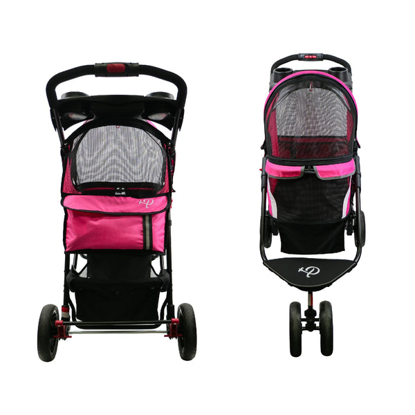 Petique Revolutionary Pet Stroller-Pet Strollers-Petique- Silver Circle Pets