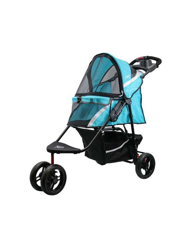 Petique Revolutionary Pet Stroller-Pet Strollers-Petique- Silver Circle Pets