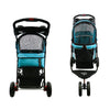 Petique Revolutionary Pet Stroller-Pet Strollers-Petique- Silver Circle Pets