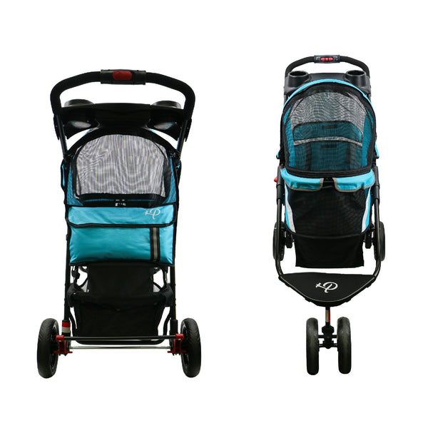 Petique Revolutionary Pet Stroller-Pet Strollers-Petique- Silver Circle Pets