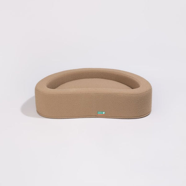 PillowVilla Casentino Wool Dog Bed CUDDLY BEAN-Dog Bed-PillowVilla- Silver Circle Pets