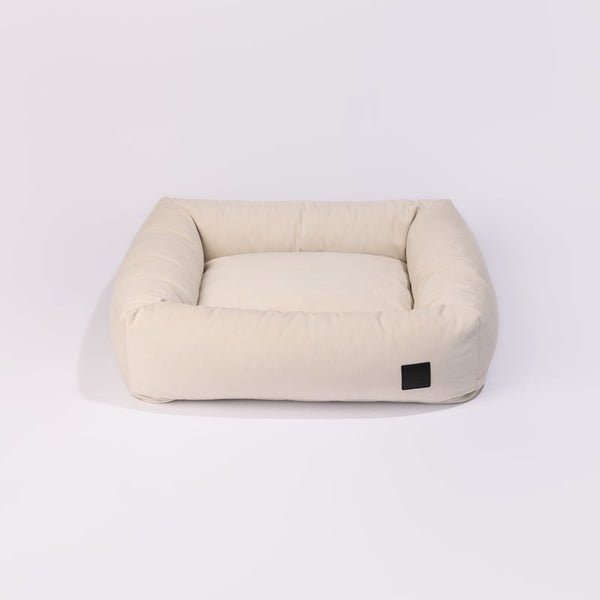 PillowVilla Dog Bed DREAM Velvet-Dog Bed-PillowVilla- Silver Circle Pets