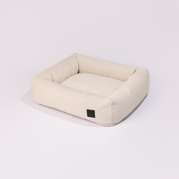 PillowVilla Dog Bed DREAM Velvet-Dog Bed-PillowVilla- Silver Circle Pets